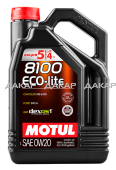 5 по цене 4  Motul_Eco-lite_0W20